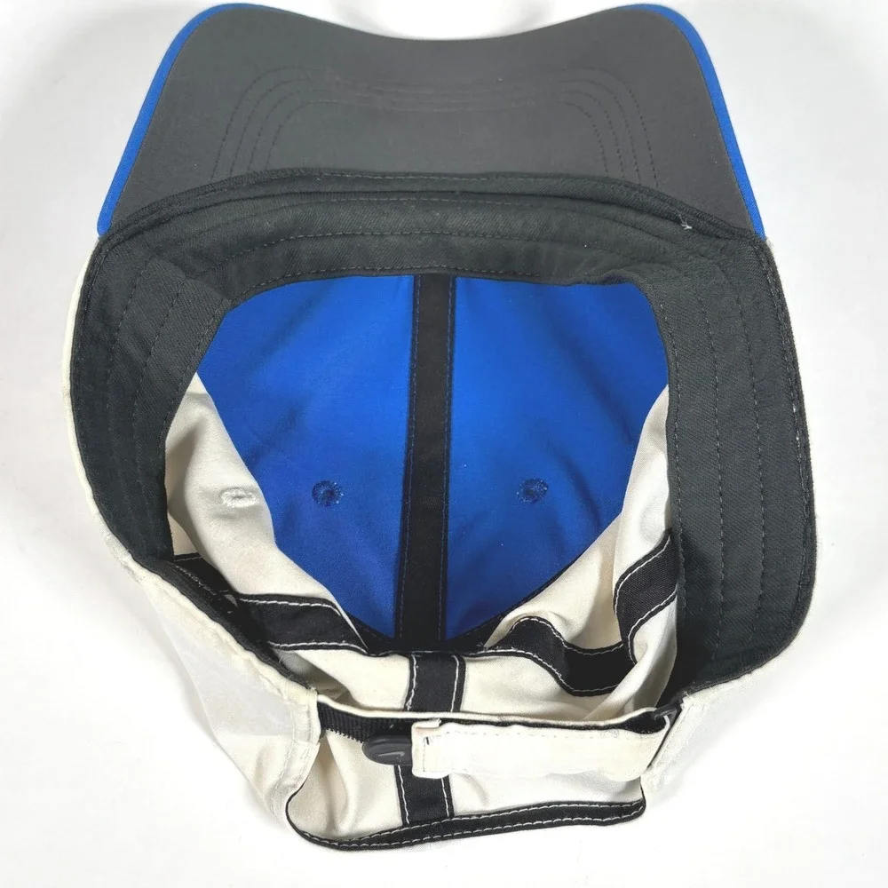 Nike Michelin Man Golf Hat Blue White Adjustable Strapback Baseball Cap